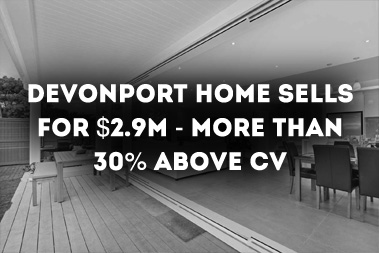 Devonport home sells for $2.9m – more than 30% above CV